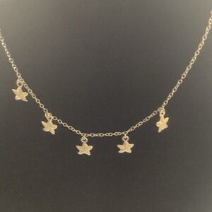 Gold Star Charm Necklace - Women Jewelry
